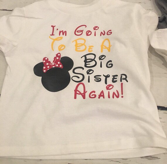 disney big sister shirt