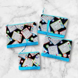 MNIGIU Bingo Kosmetiktasche – Mit Spruch 'Sometimes I Like To Yell Bingo', 23,5x17 Cm, Für Unterwegs