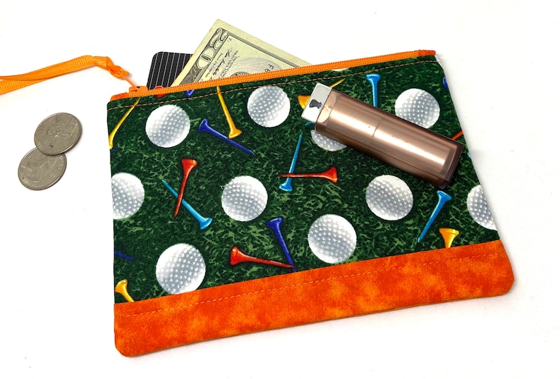 Golf Fabric Zipper Pouch/coin Purse Golf Gift for Women Etsy