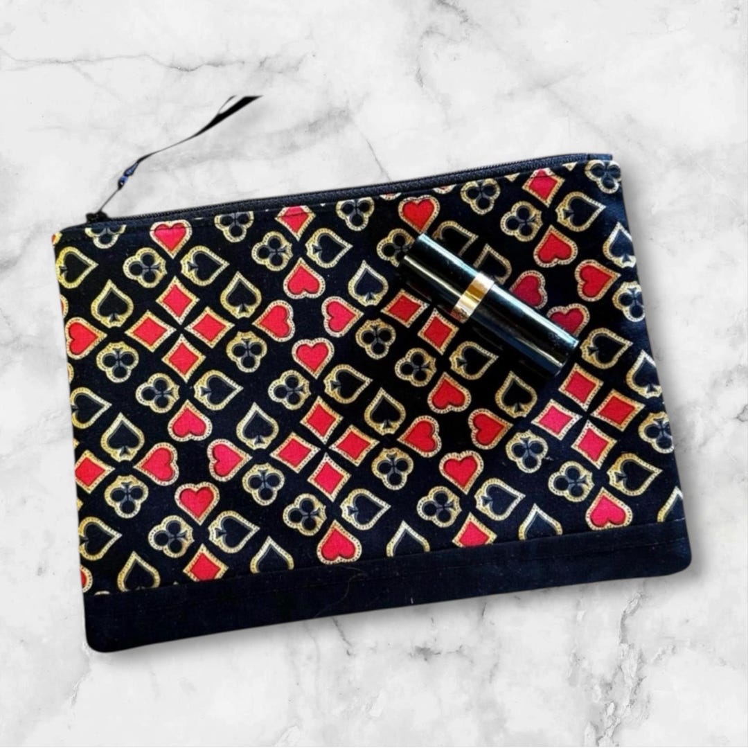 Playing Card Poker Casino Pattern Print Crossbody Bags