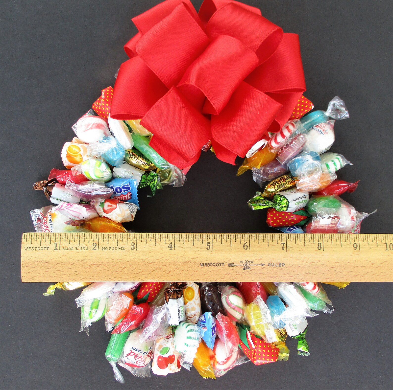 Mixed Hard Candy Wreath Etsy