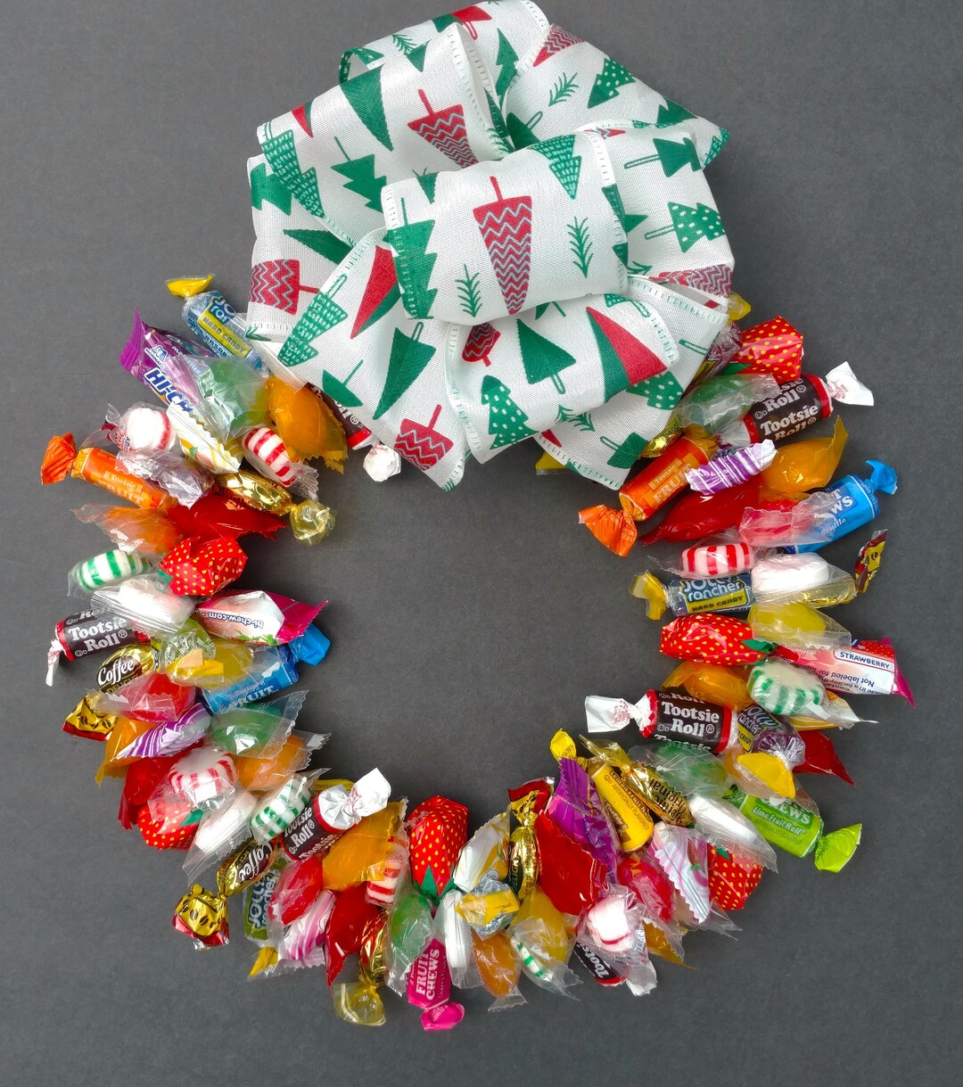 Mixed Hard Candy Wreath Gift Etsy Singapore