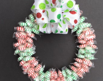 Candy Wreaths Christmas Peppermint Spearmint
