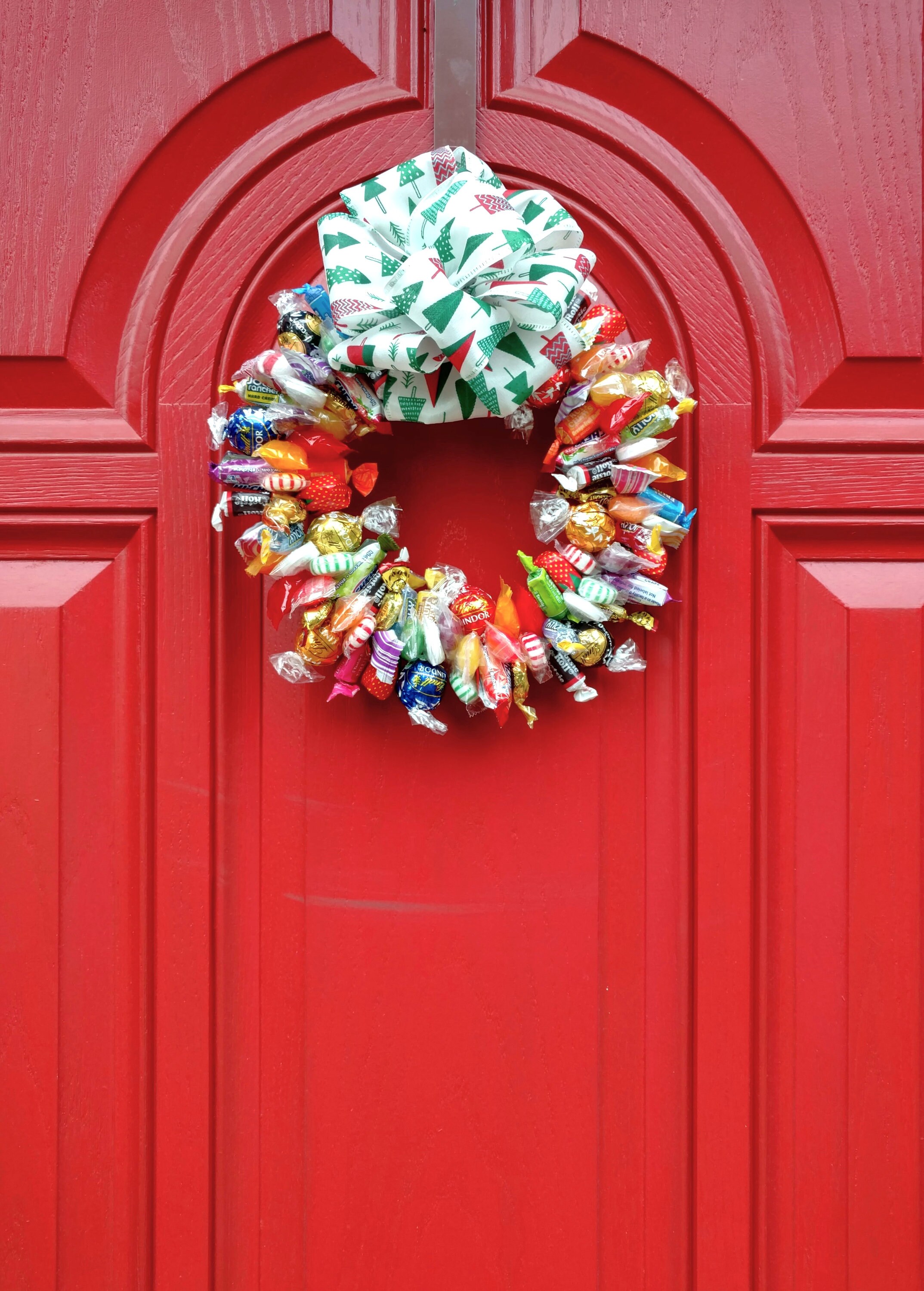 Hard Candy Wreath With Chocolate Truffles Etsy
