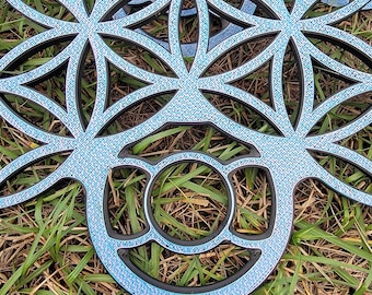 CUSTOM Weight / Size / Color / Grip  Moon Lotus Practice Flow Fans