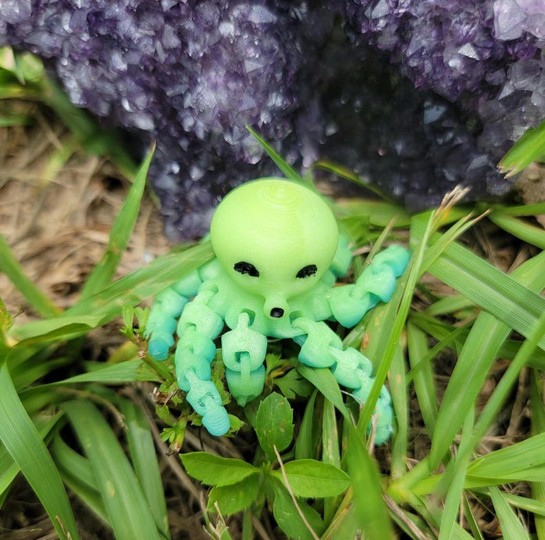 Mini Glow in the Dark Octopus Hat Pins image 5
