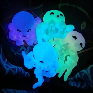 Mini Glow in the Dark Octopus Hat Pins image 4