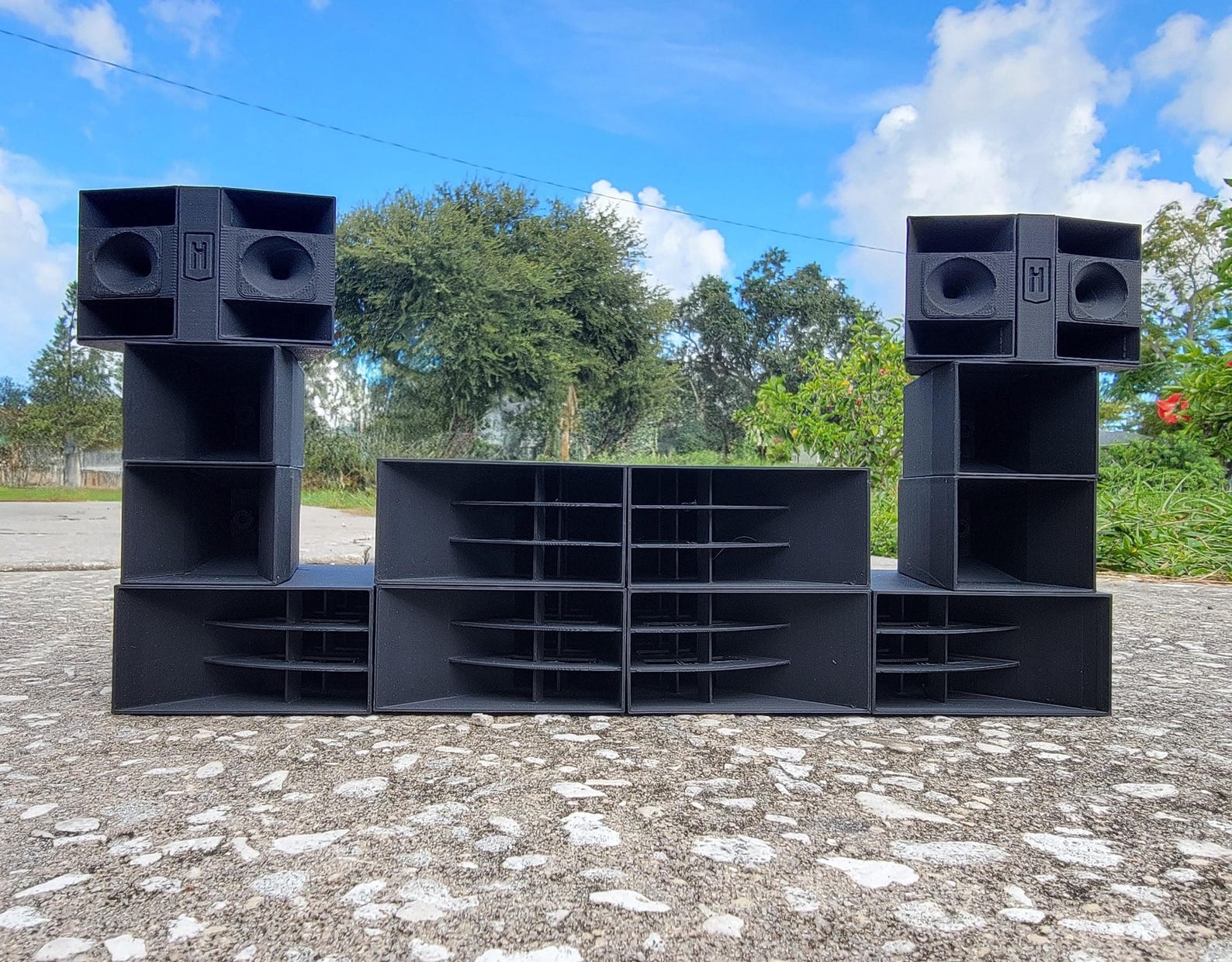 Small Reage Sound Examples Stack 3D Printed Hennessey Sound Design Mini Rig Audio Stack Display - Etsy