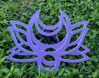 Pastel Core Moon Lotus Fairy Day Flow Fans - Practice Fire Fans for Dance