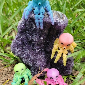 Mini Glow in the Dark Octopus Hat Pins image 1