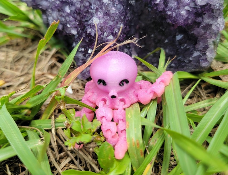 Mini Glow in the Dark Octopus Hat Pins image 6
