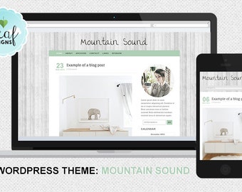 Tema WP semplice: Mountain Sound (Wordpress)