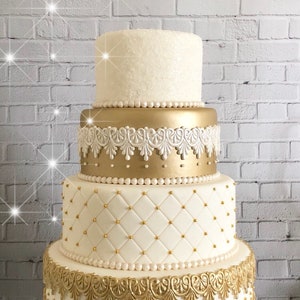 Fake Wedding Cake, Fake Cake, Display Cake, Faux Cake &quot;The Cassiopeia&quot;