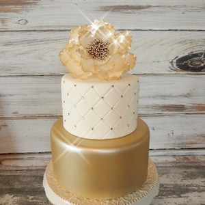 Fake Wedding Cake, Fondant Wedding Cake, Fake  Cake, Faux Cake &quot;The Luna&quot;