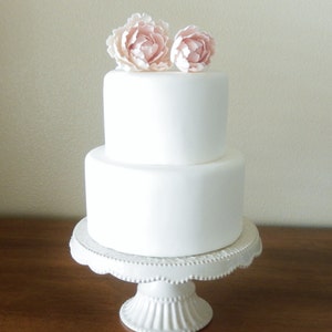 Two Tier Fondant Wedding Cake, Fake Wedding Cake, Faux Wedding Cake, Faux Cake