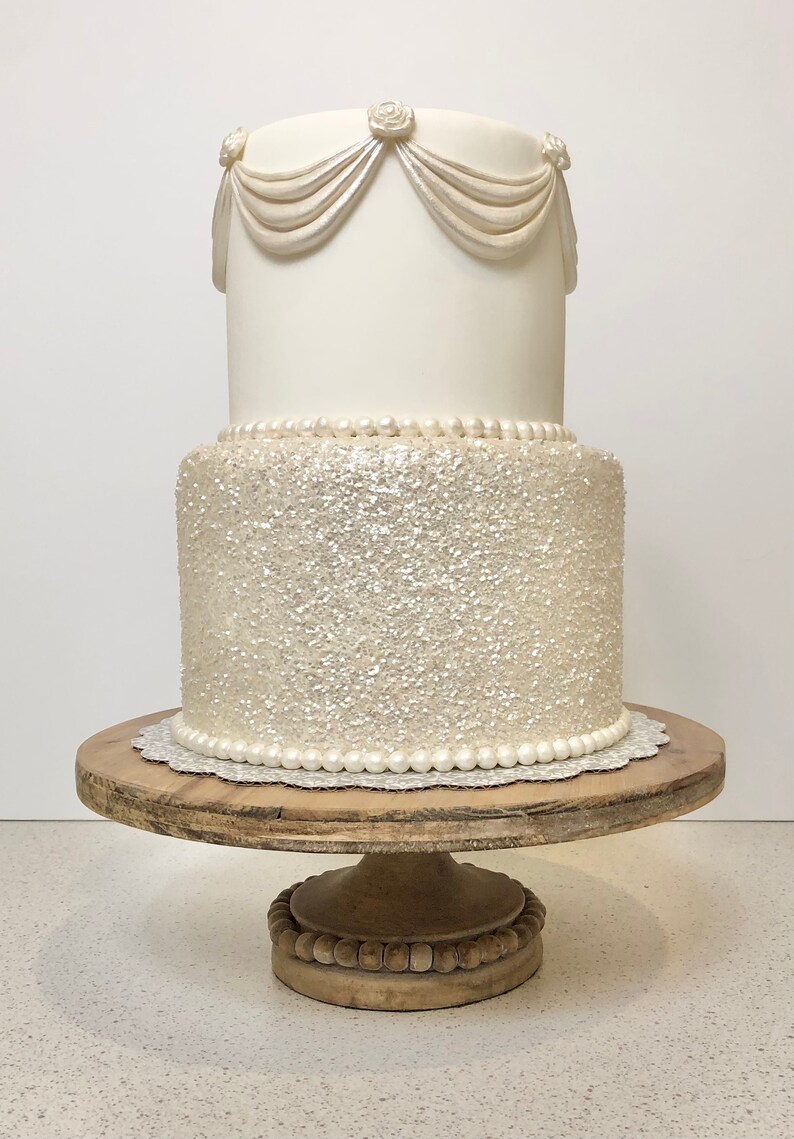 Fake Wedding Cake Fondant Wedding Cake Fake Cake Faux Cake Etsy