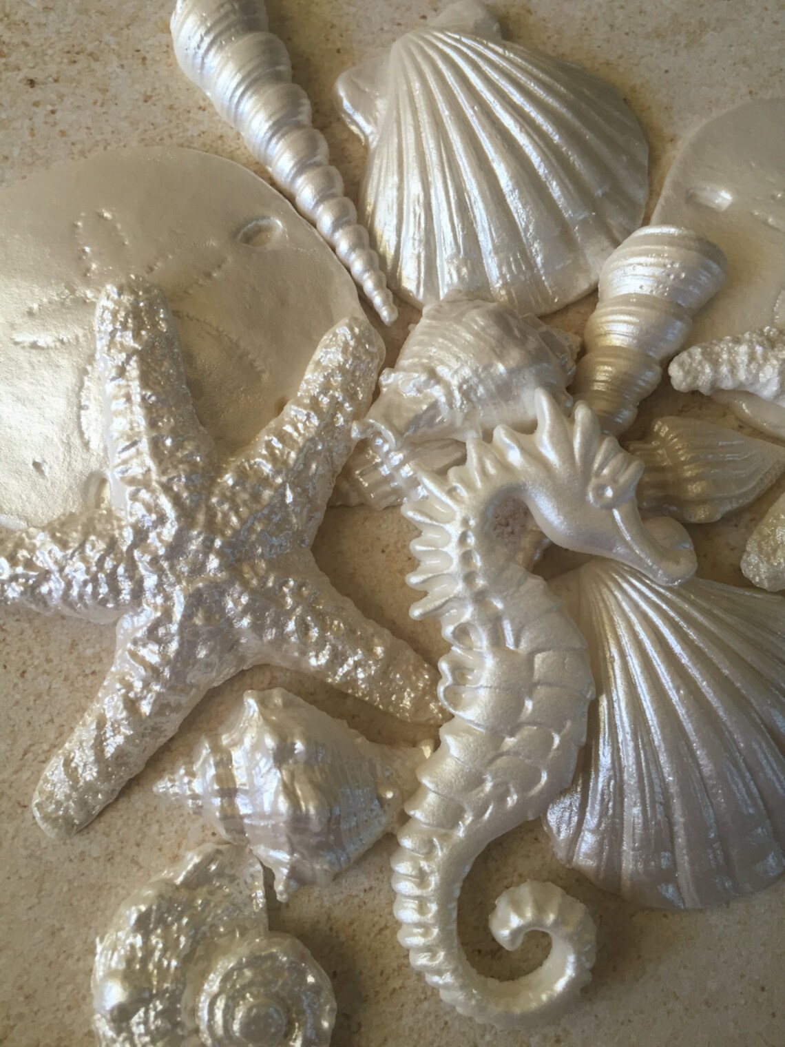 Sugar Seashells Under the Sea Sand Dollars Starfish Edible Etsy UK