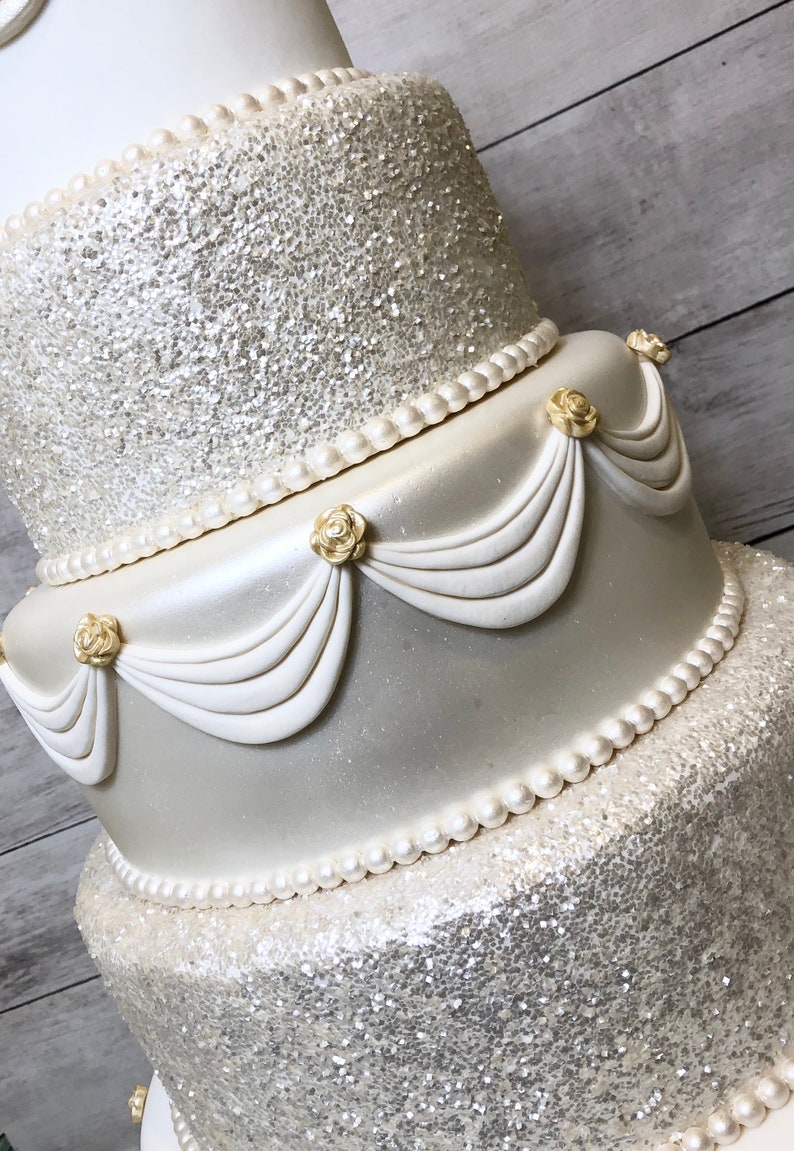 Fake Wedding Cake Display Cake the Andromeda Etsy