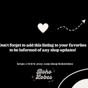 The image is a black and white advertisement for an online marketplace called Etsy, featuring a heart symbol and an arrow pointing to the text.