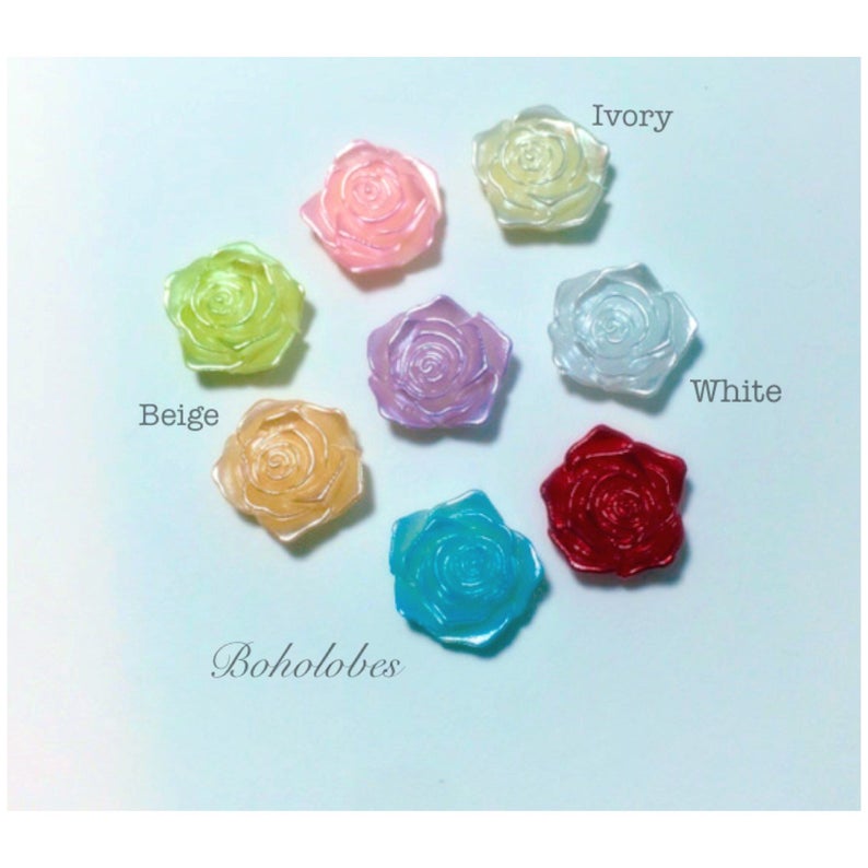 Pearl Flower Wedding Plugs Tunnels for Gauged / Stretched Etsy