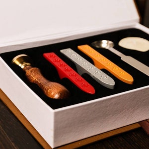 Wax Seal Stamp Kit: Letter Envelope Sealing Set