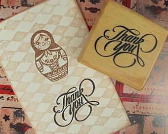 Blessing Stamp -- Rubber Stamps -- Diary Stamps -- Thank you 1 - AH202164