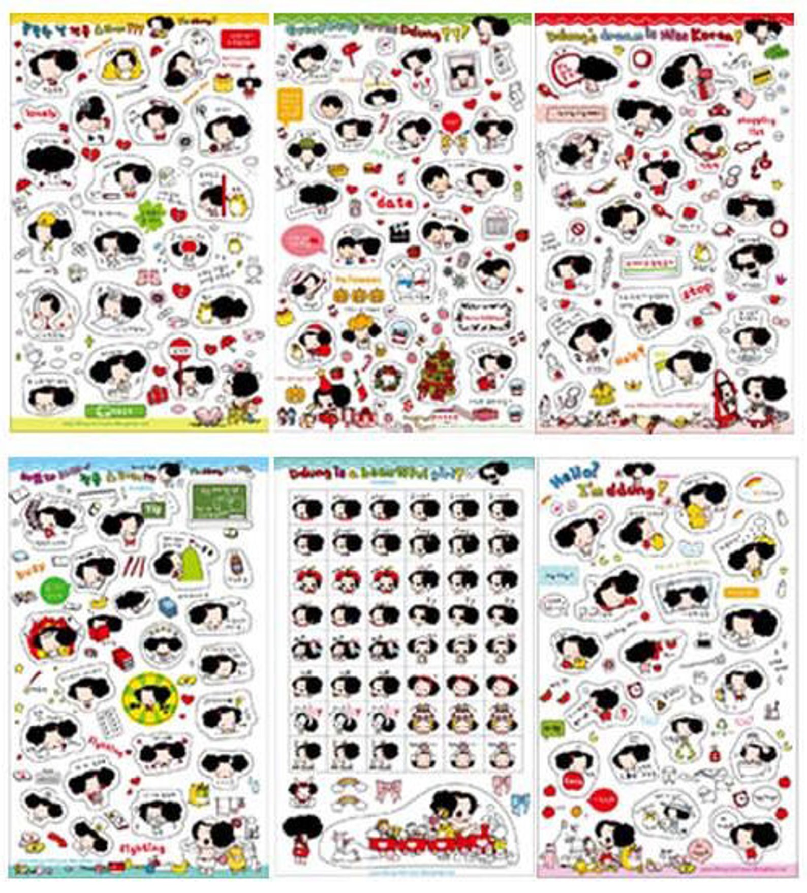Korean Sticker Diary Sticker Set Deco Sticker Set | Etsy