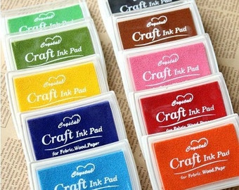 Craft Ink Pad for Fabric, Wood, Paper -- Ink Pad -- Stamp Ink Pad -- 1 piece-AHA5245