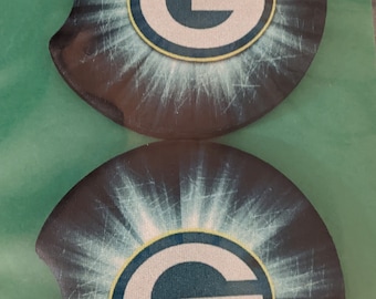 Posavasos para coche de Green Bay - Juego de 2