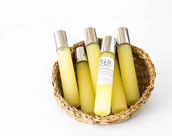 Elixir Natural para os Olhos – Rosa e Óleo de Rosa Mosqueta – Creme Roll-On para a Área dos Olhos – Antienvelhecimento, Antirrugas, Olheiras, Inchaço nos Olhos, Rejuvenescedor