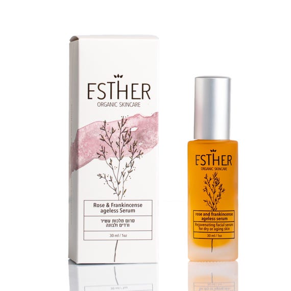 Rose Frankincense Face Serum, Anti-Aging, Nourishing Oil, 30ml