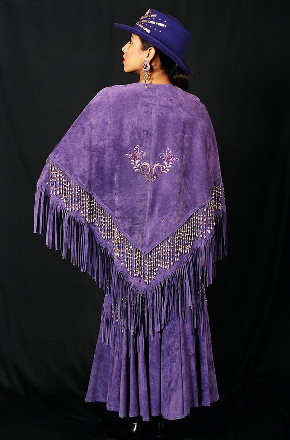 Hand Made One of a Kind Sexy Fit and Flare Purple… - image 2