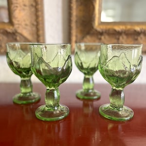 Vintage Green Wine Glasses Franciscan Cabaret Wine Glasses