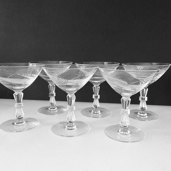 Art Deco Glasses Etsy