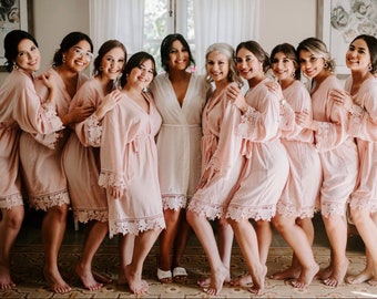 bridal party robes set of 6