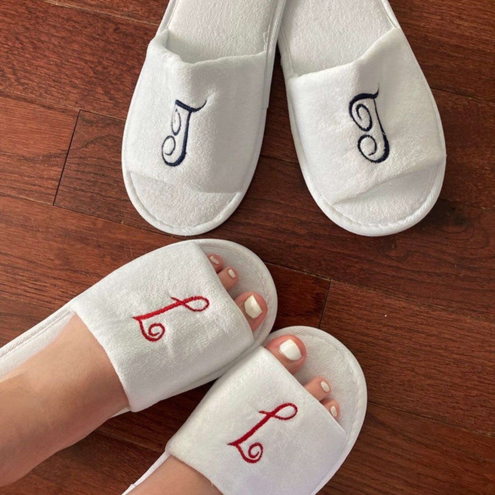 custom spa slippers