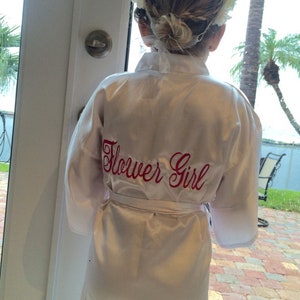 Bridesmaid Robes, Bridesmaid Gift, Bridal Party Gifts, Bridal Party Robes, Flower Girl Robes, Bridal Party Robes, Bridal Robes, Wedding Robe image 6