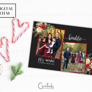 Cartão de Natal espanhol, Cartão de Natal espanhol, Cartão de Natal com foto, Feliz Navidad, Cartão de Natal em aquarela, Cartão de Natal para impressão