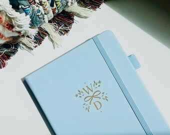 Personalized Vegan Leather Journal: Custom Engraved A5 Notebook Be Wee Paperie