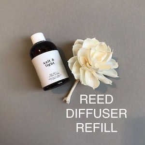 Non-Toxic Reed Diffuser Oil Refill: Eco-Friendly Home Fragrance, Flower Option