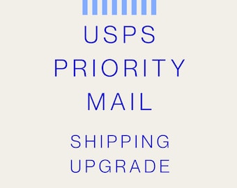 Expedited Shipping - USPS Priority Mail  Upgrade