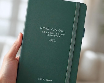 Personalized Vegan Leather Journal: Made in House, Quick Shipping! Be Wee Paperie