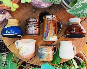 Vintage pottery mug, handmade mug, ceramic mug, pottery mug, vintage, handmade, stoneware mug, vintage pottery, mug, pottery, vintage mug