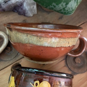 Vintage pottery mug, handmade mug, ceramic mug, pottery mug, vintage, handmade, stoneware mug, vintage pottery, mug, pottery, vintage mug image 5