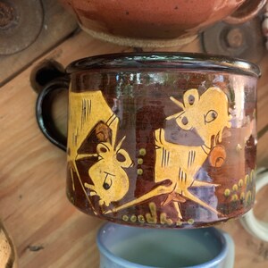 Vintage pottery mug, handmade mug, ceramic mug, pottery mug, vintage, handmade, stoneware mug, vintage pottery, mug, pottery, vintage mug image 6