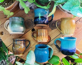Vintage pottery mug, handmade mug, ceramic mug, pottery mug, vintage, handmade, stoneware mug, vintage pottery, mug, pottery, vintage mug
