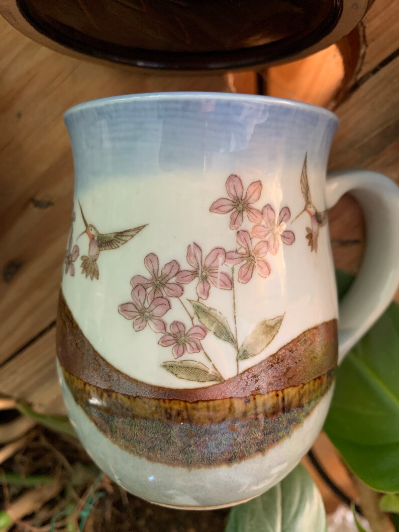 Vintage pottery mug, handmade mug, ceramic mug, pottery mug, vintage, handmade, stoneware mug, vintage pottery, mug, pottery, vintage mug image 7