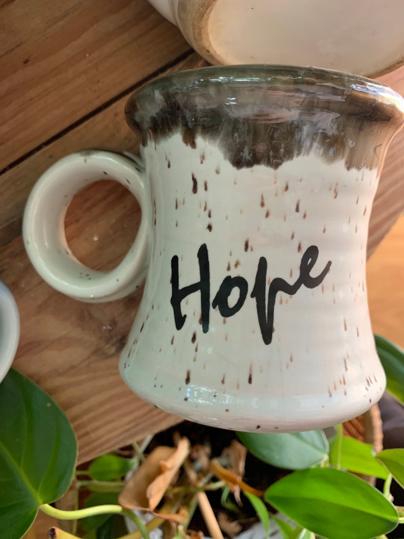 Vintage pottery mug, handmade mug, ceramic mug, pottery mug, vintage, handmade, stoneware mug, vintage pottery, mug, pottery, vintage mug image 9