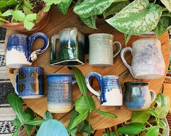 Vintage pottery mug, handmade mug, ceramic mug, pottery mug, vintage, handmade, stoneware mug, vintage pottery, mug, pottery, vintage mug