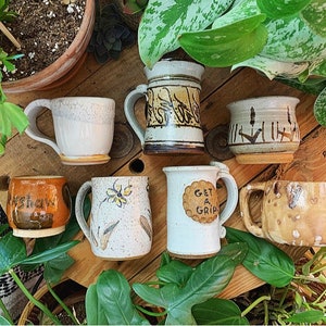 Vintage pottery mug, handmade mug, ceramic mug, pottery mug, vintage, handmade, stoneware mug, vintage pottery, mug, pottery, vintage mug